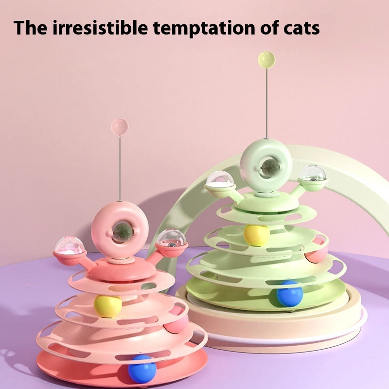 4-Level Cat Roller Tower